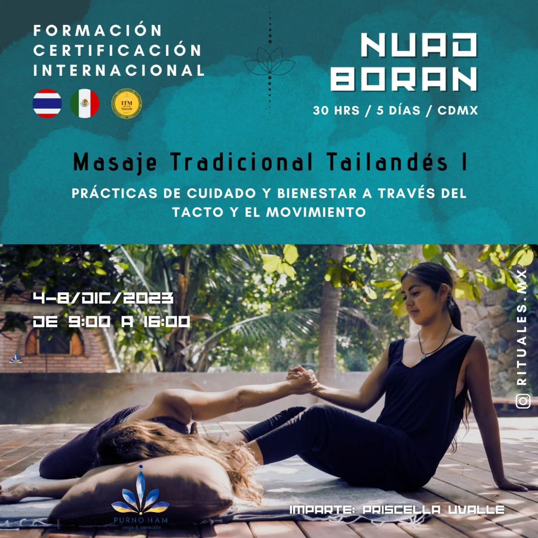 Certificación Masaje Yoga Tailandés